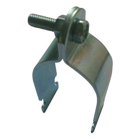 22FP72 - Strut Pipe Clamp,2 In,Galvanized Steel