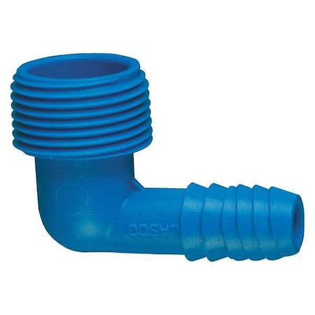 Westlake Pipe & Fittings 3300007 - Elbow, Acetal, MNPT 3/4", Barbed 1/2"
