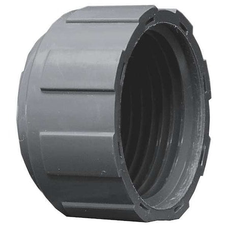 1348010 - PVC Manifold Cap, MNPT, 1 in Pipe Size