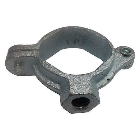 22FP61 - Split-Ring Hanger,2 3/8"Max OD,3.7"H,Iron