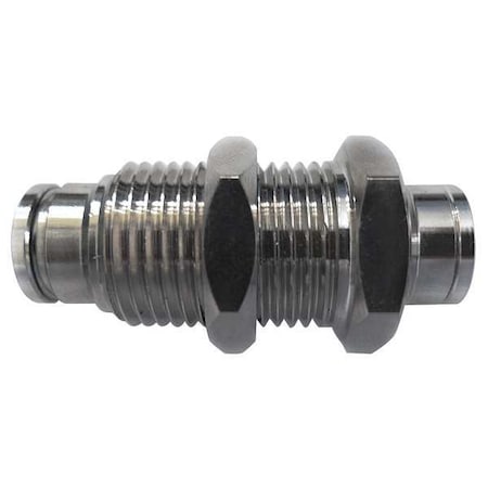 22FR69 - Push-Fit Union Fitting, 1/2 in Tube Size, Brass, Silver