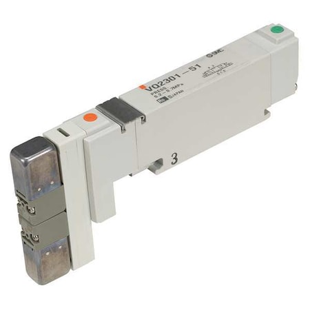 Smc VQ2401-51 - Solenoid Air Con Valve,Five-Way,101 psi