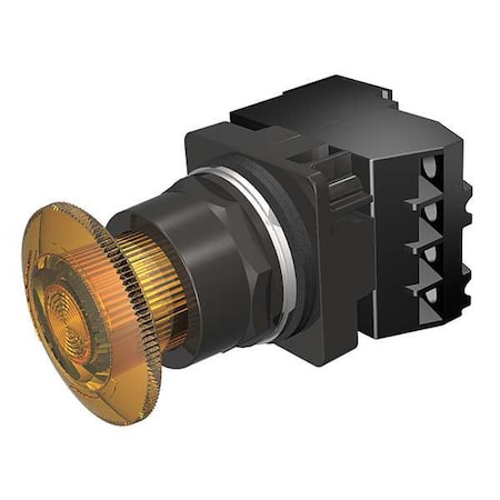 Siemens 52BR8ETA - Push Button Operator, 30 mm, 1 NO/1 NC, Amber