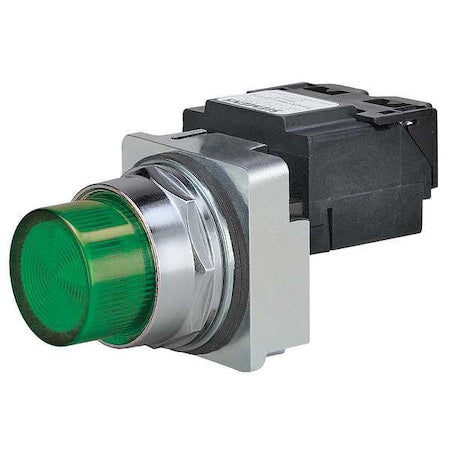 Siemens 52PL4H3 - Pilot Light, Transformer, Grn, 240 VAC, 30mm