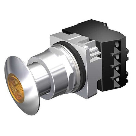 Siemens 52PP2G9AB - Push Button Operator, 30 mm, 1 NO/1 NC, Amber