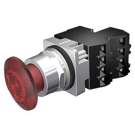 Siemens 52PR8JRGB - Push Button Operator, 30 mm, 2 NC, Red