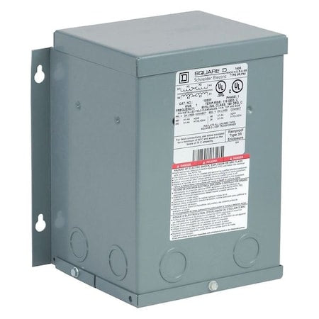 Square D 1S82F - Buck Boost Transformer, 1 k VA, NEMA 3 R, 24/48 V AC, 240/480 V AC