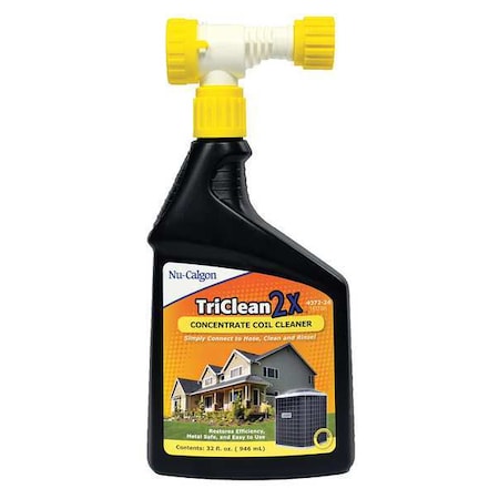 Nu-Calgon 4372-24 - Condenser Cleaner,Aqueous Solution,1 qt.
