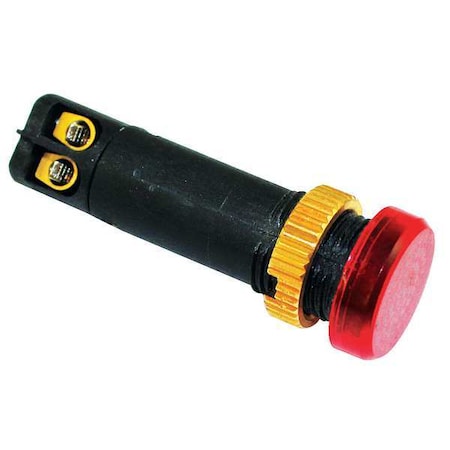 Dayton 22NY84 - Raised Indicator Light,12mm,6 V,Red
