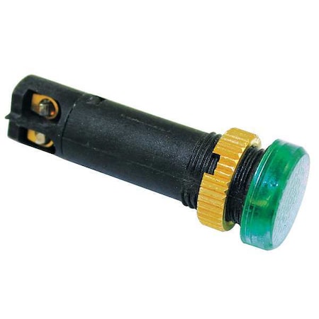 Dayton 22NY86 - Raised Indicator Light,12mm,12 V,Green
