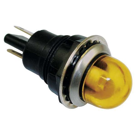 Dayton 22NY62 - Raised Panel Light, Yellow, 120 V AC