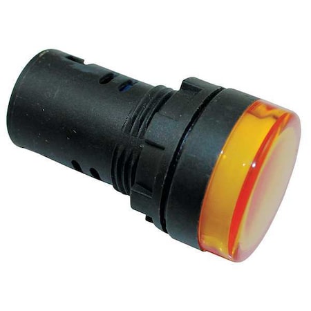 Dayton 22NZ03 - Raised Indicator Light,22mm,24 V Amber