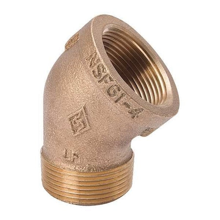22UL12 - 45 Degrees Street Elbow Brass 45 Degrees Street Elbow, 3/8 in Male NPT X 3/8 in Female NPT