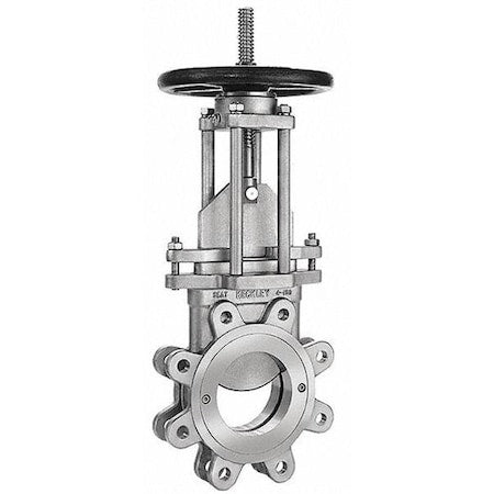 Keckley 2KGV-34-BBM - Knife Gate Valve,Bi,Manual,SS304,2"