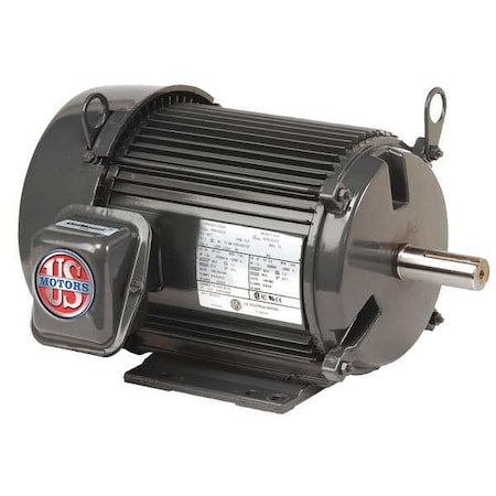 U.S. Motors U7P3D - Three-Phase General Purpose Motor, 7 1/2 HP, 254 T Frame, 208-230/460 V AC Voltage, 1200 Nameplate RPM