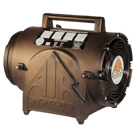 Air Systems Intl CVF-8X220 - Conf. Sp Fan, Axial, Plastic, Blk, 8 In