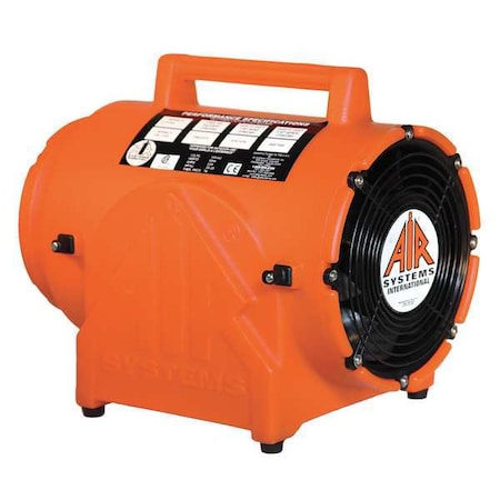Air Systems Intl CVF-8AC50 - Conf. Sp Fan, Axial, Plastic, Orng, 8 In