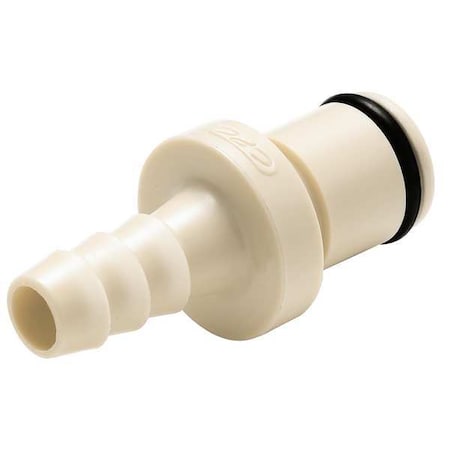 Colder PMC220412 - Straight, Polypropylene, Barbed 1/4 in