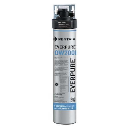 Pentair Everpure EV927570-75 - Water Filter System, 0.5 gpm, 0.5 Micron, 19 in H