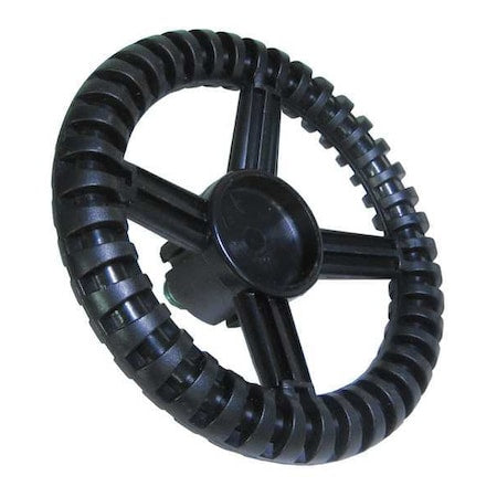 Dayton VE1YNW7HTWG - Hand Tilt Wheel,Black,5-1/2in Dia,PK2