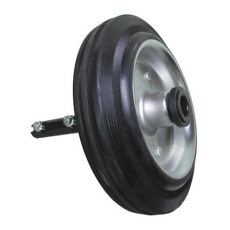 Dayton VE1YNW5WG - Wheel, Black/Silver, 7 in Dia, PK2