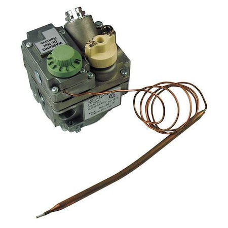 Robertshaw 700-204 - Gas Valve, Reducer Bushings, 1/4 in, Mechanical Thermostat Included