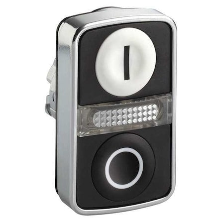 Schneider Electric ZB4BW7A1721 - Illuminated Multi-Head Operator, 22 mm, Rectangular