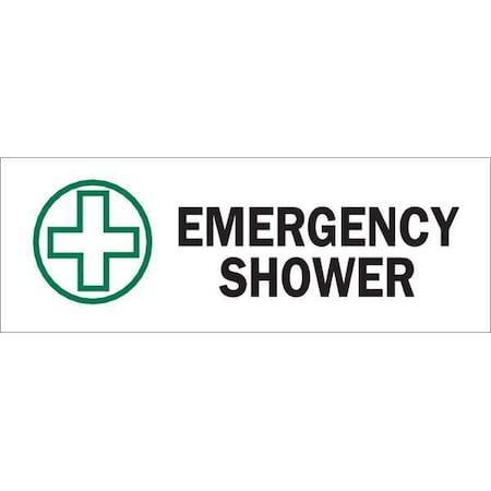 Brady 22659 - Emergency Shower, 10 in x 14 in, Rectangle, Plastic, 22659