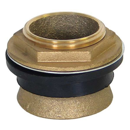 Kissler 57-0515 - Toilet Spud, 1-1/4", Brass, Brass