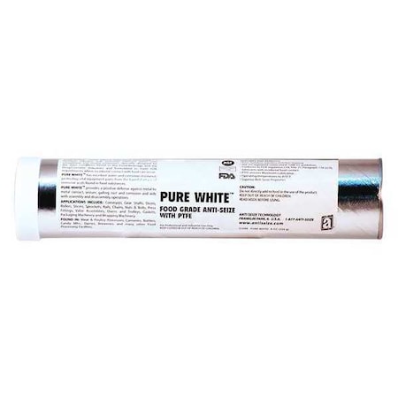 Anti-Seize Technology 31015 - Anti-Seize, Food Grade, Cartridge, 14 oz, Non-Metallic Base, 475 Degrees F Max Op Temp, Paste