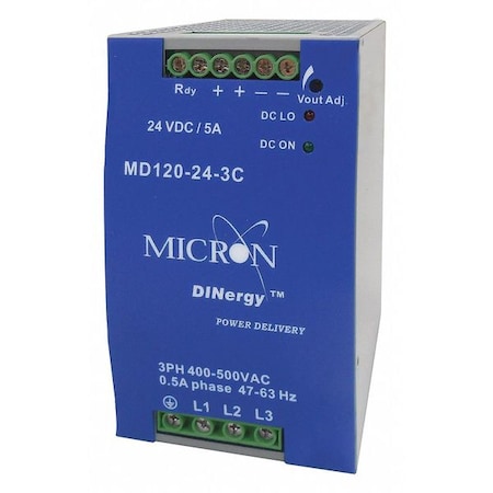 Dinergy MD120-24-3C - DC Power Supply, 24 V DC, 120 W