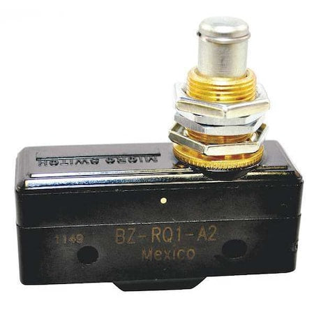 Honeywell BZ-RQ1-A2 - Snap Action Switch, Panel Mount, Plunger Actuator, SPDT, 15 A at 240 V AC Contact Rating