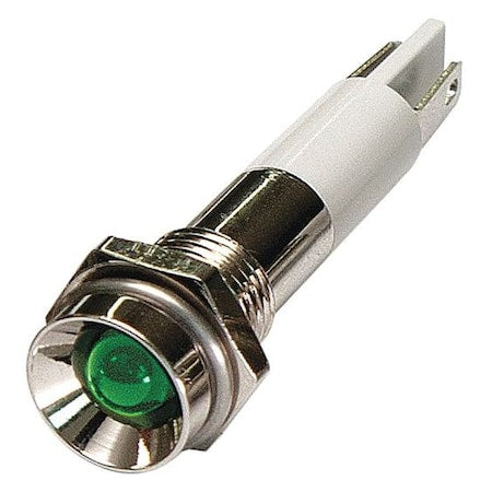 24M059 - Protruding Panel Light, Green, 110 V AC