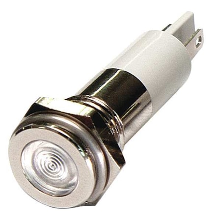 24M108 - Flush Panel Light, White, 110 V AC