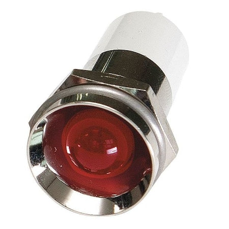 24M160 - Protruding Panel Light, Red, 110 V AC
