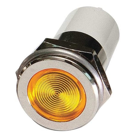 24M164 - Flush Panel Light, Yellow, 12 V DC