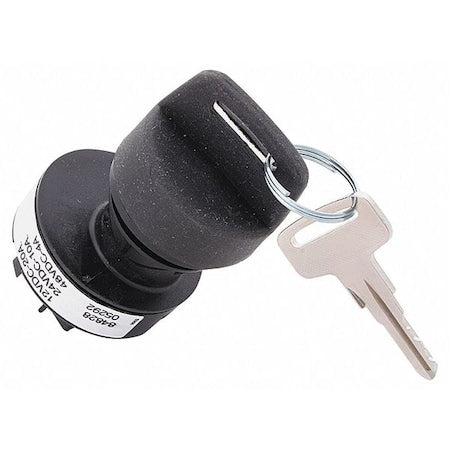 Honeywell 89947-08 - Key Switch Off-On 20 A 12 VDC Quick Connect Terminals