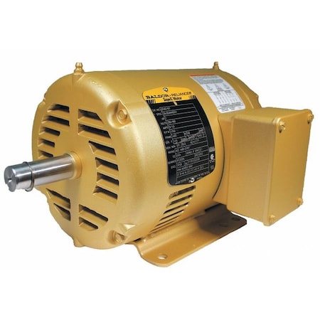 Baldor-Reliance EFM3116T - Three-Phase General Purpose Motor, 1 HP, 143 T Frame, 208-230/460 V AC Voltage, 1760 rpm Nameplate RPM