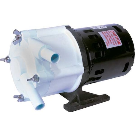 Little Giant Pump 589002 - Magnt Drv Pmp,1/2in,Hose,1/70hp,Glss PP