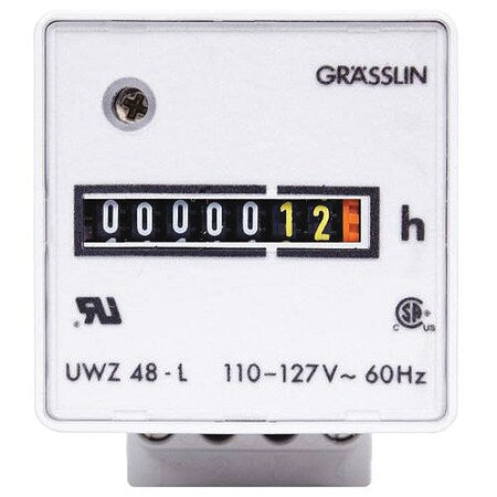 Intermatic UWZ48-24U - Hardwarehourmeter 24 V,Surfacemtscrewtr
