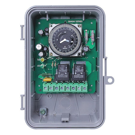 Intermatic GM40AV-W - Time Switch 120-277 V Dpdt 7 Day 24 Hour