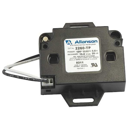 Allanson 2260-TP - Gas Burner Ignitor,Single Pole