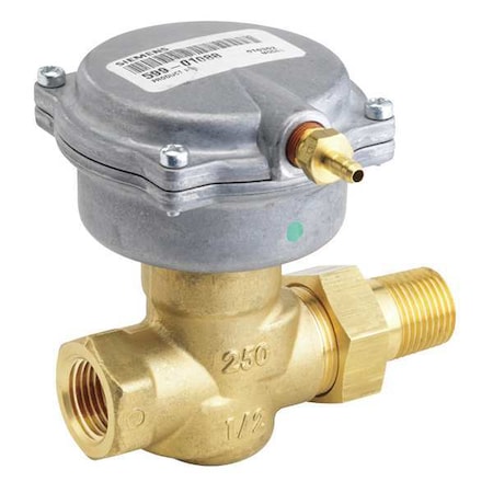 Siemens 257-02039 - Zone Valve,NO,Brass,1/2 in NPT