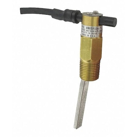 Dwyer Instruments V10SS - Liquid Flow Switch, 1/2 MNPT, SPST, 120 V AC