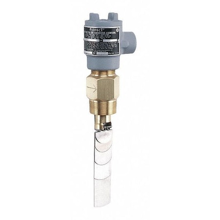Dwyer Instruments V4-SS-2-U - Liquid Flow Switch,SPDT,125/250 VAC