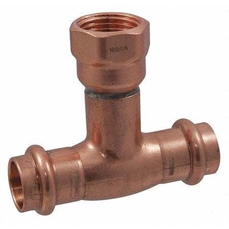 Nibco 9124800PC - Tee, Copper, Press-fit 2 1/2", FNPT 3/4"