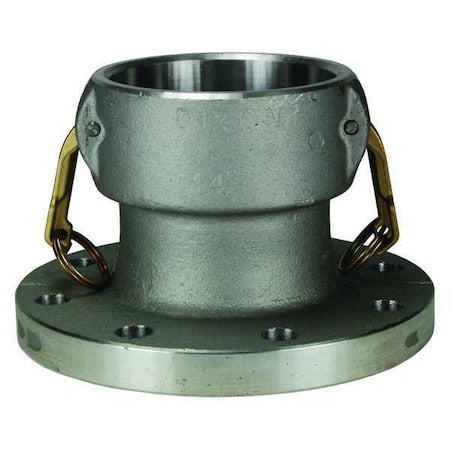 Dixon 400-DL-SS - 4" Female Coupler x 150 lb. Flange SS Flange Coupler
