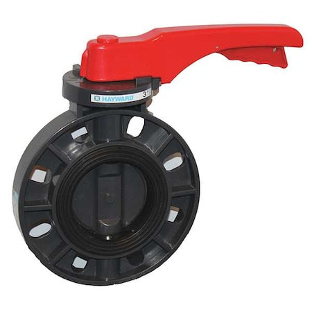 Hayward Flow Control BYCS1050E1LGA - Butterfly Valve, 5", PVC/EPDM, Lever Handle