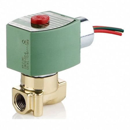 Asco EF8263H004V1V 120/60 - Solenoid Valve, 2-Way, 2-Position, Normally Closed, 3/8 in Pipe Size, 120 V AC, High Flow, FKM