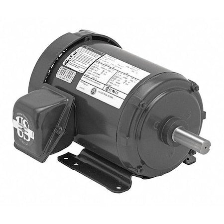 U.S. Motors U3P1DF - Three-Phase General Purpose Motor, 3 HP, 145 T Frame, 208-230/460 V AC Voltage, 3600 Nameplate RPM